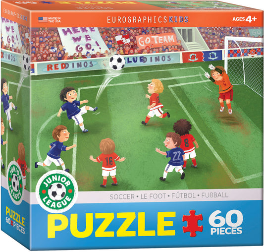 Eurographics Junior League Soccer 60-Piece Puzzle